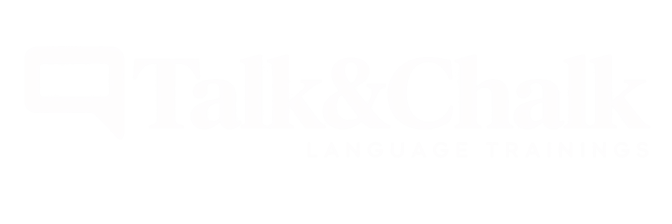 Talk and Chalk - Language trainings